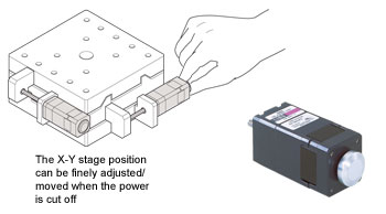 Adjusting with Knob