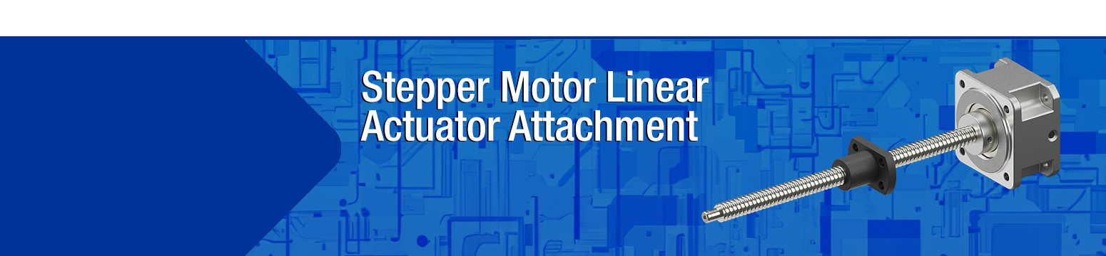 Stepper Motor Linear Actuator Attachment